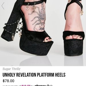 Sugar Thrillz Unholy Revelations Platform Heel
